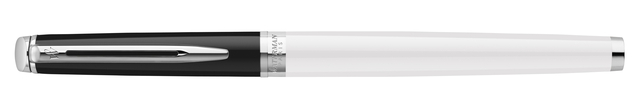 Vulpen Waterman Hémisphère Colour Blocking black en white CT fijn