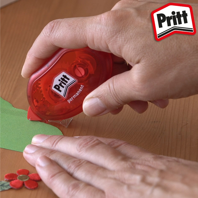Lijmroller Pritt Compact permanent 10m op blister