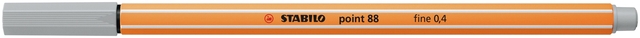 Fineliner STABILO point 88/94 fijn lichtgrijs