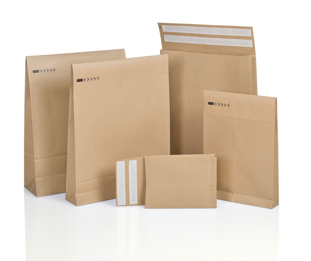 E-Commerce envelop IEZZY 400x500x100+100mm met retoursluiting br 100st