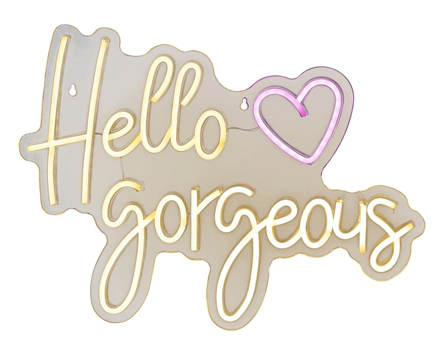 Ledbord Lumineo indoor USB neon Hello Gorgeous