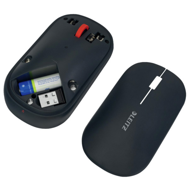 Draadloos muis leitz Cosy grijs