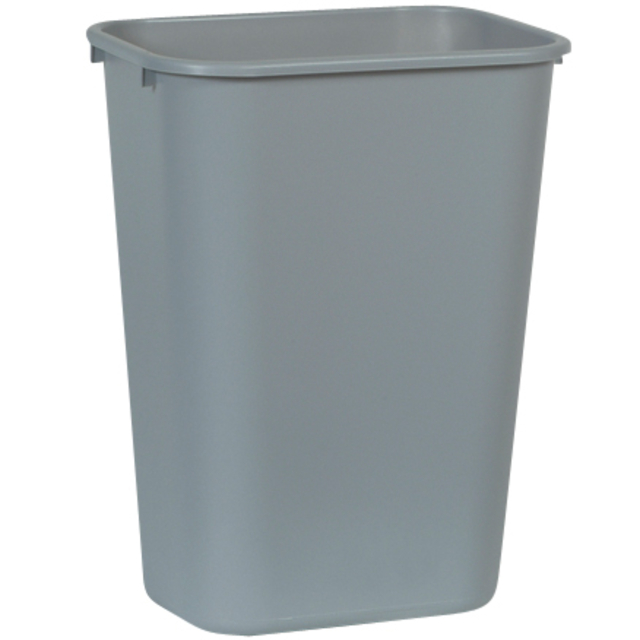 Afvalbak Rubbermaid groot 39 liter grijs