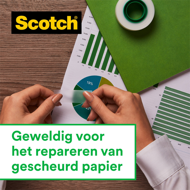 Plakband Scotch Magic 810 19mmx10m onzichtbaar