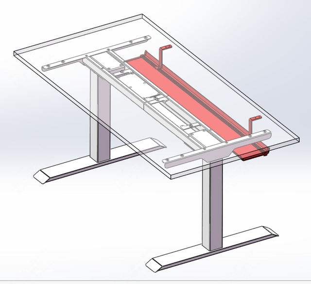 Kabelgoot Euroseats universeel 110cm zwart