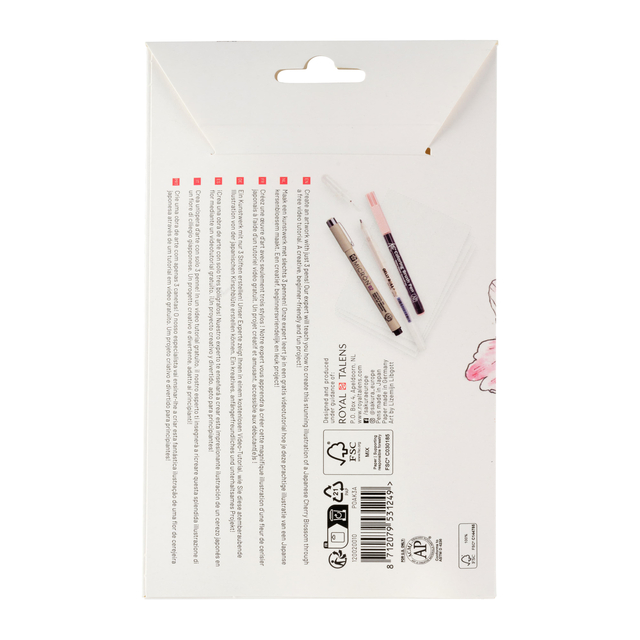 Tekenset Sakura Creative Kit Cherry Blossom 6 stuks