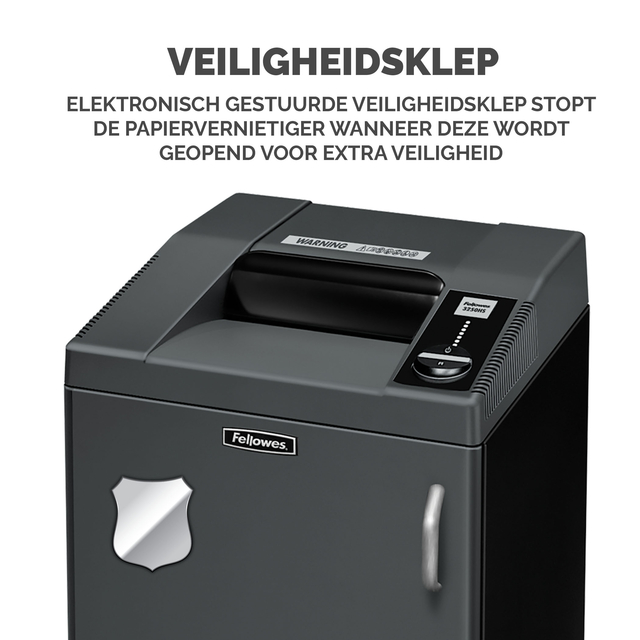 Papiervernietiger Fellowes Fortishred 3250HS snippers 0,8x5mm