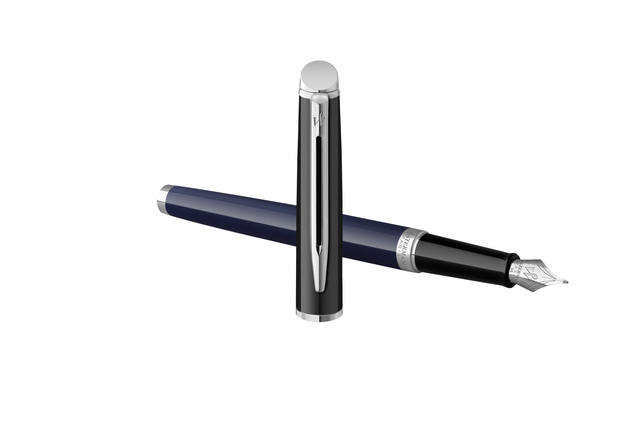 Vulpen Waterman Hémisphère Colour Blocking black en blue CT fijn