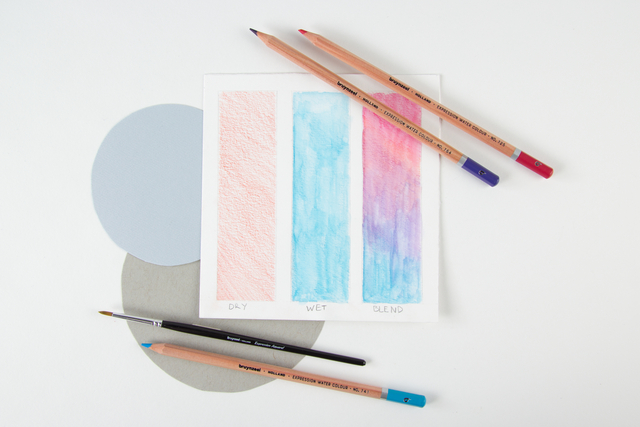 Kleurpotloden Bruynzeel Expression aquarel assorti blik à 36 stuks