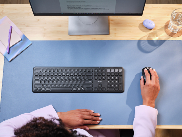 Toetsenbord Trust Vaiya Multidevice draadloos QWERTY