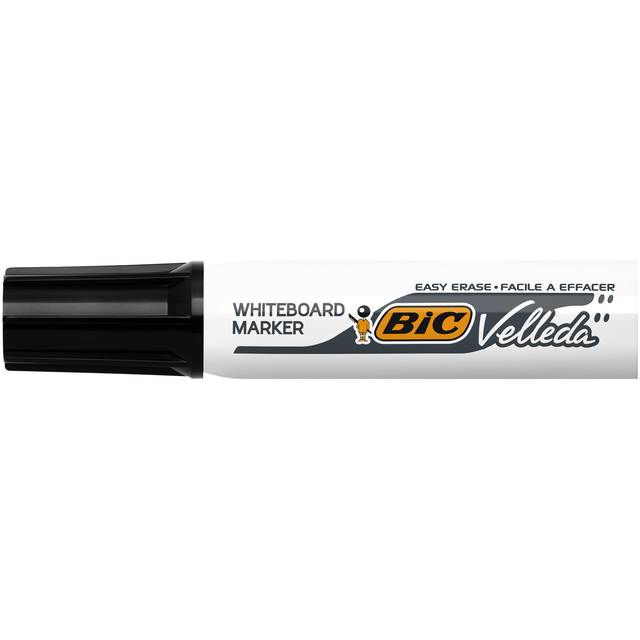 Viltstift Bic Velleda 1781 whiteboard schuin large assorti 4 stuks