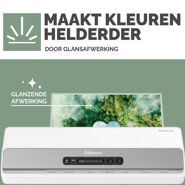 Lamineerhoes Fellowes A3 light 50% gerecycled glans 100stuks