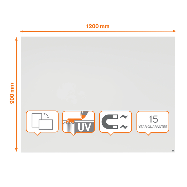 Whiteboard Nobo Infinity randloos 90x120cm