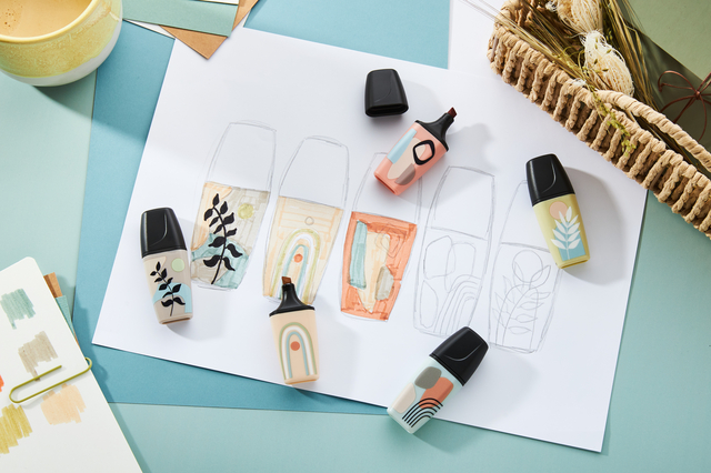 Markeerstift STABILO BOSS naturevibes assorti 6 stuks