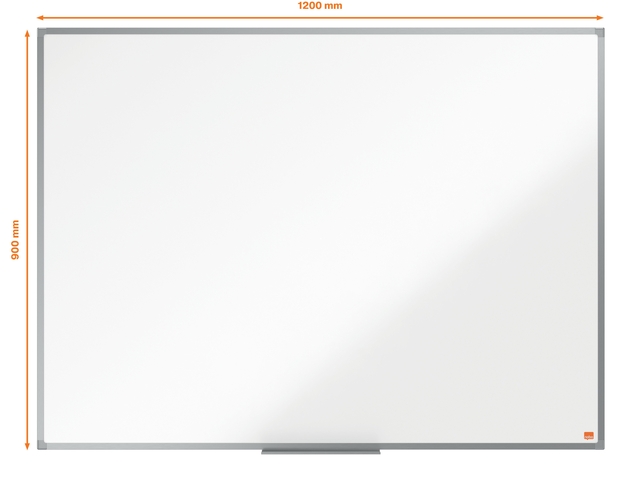 Whiteboard Nobo Essence 90x120cm staal