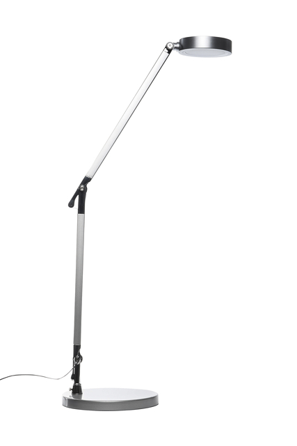 Bureaulamp MAUL Grace LED voet dimbaar colour vario zilver