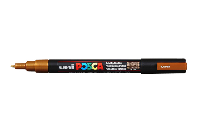 Paintmarker Uni POSCA PC3M fijn brons