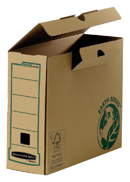 Archiefdoos Bankers Box Earth A4  transfer 100mm bruin
