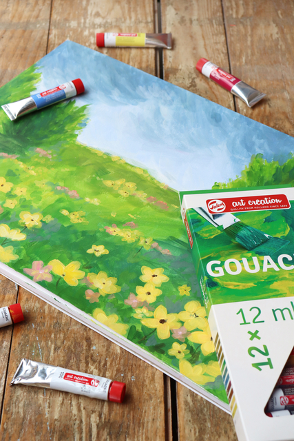 Gouache Talens Art Creation set à 8 kleuren