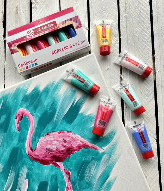 Acrylverf Talens Art Creation Caribbean 12ml set à 6 kleuren