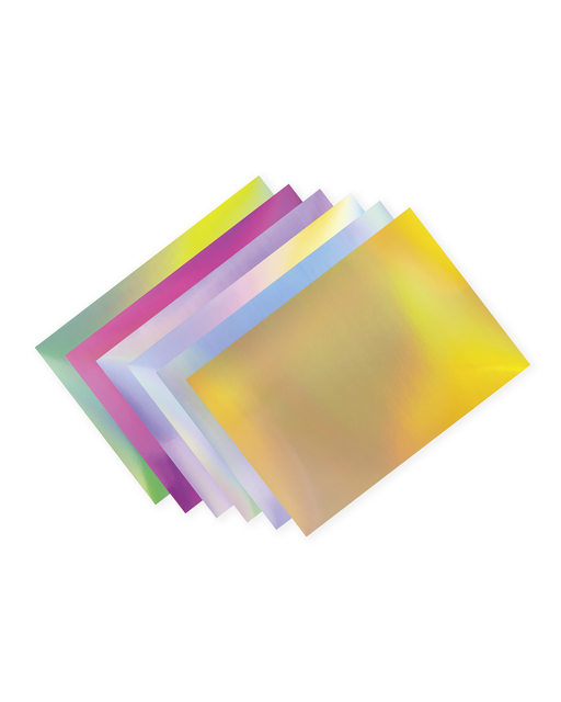Regenboogpapier en karton Folia 24x34cm 120gr en 250gr 12 vel 6 tinten