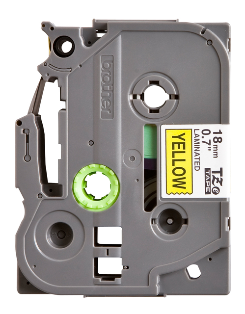Labeltape Brother P-touch TZe-641 standaard 18mm zwart op geel