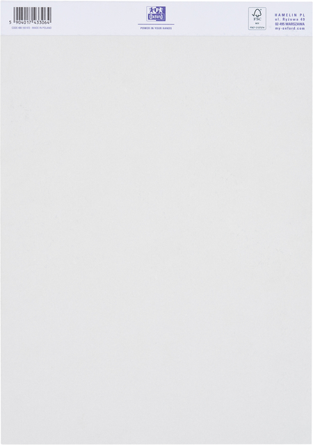 Aquarelblok Oxford Watercolour A4 20 vel 300 gram gelijmd
