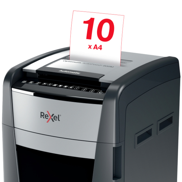 Papiervernietiger Rexel Optimum Auto+ 600M P5 snippers 2x15mm