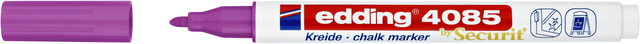 Krijtstift edding 4085 by Securit rond 1-2mm framboos