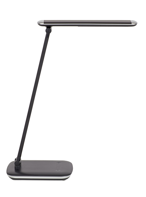 Bureaulamp MAUL Jazzy LED voet dimbaar + USB-poort zwart