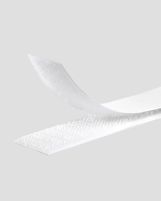 Klittenband Folia 20mmx2m wit 2 rollen