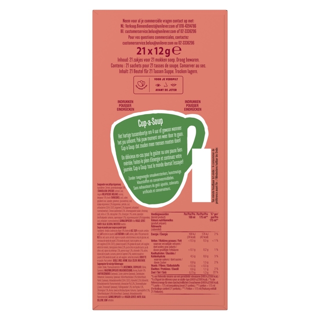 Cup-a-Soup Knorr Thaise pittige kip 21x175ml