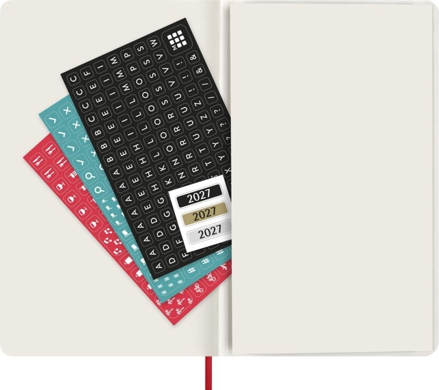 Agenda 2027 Moleskine 12M Planner Weekly 7dagen/1pagina large sc scarlet red