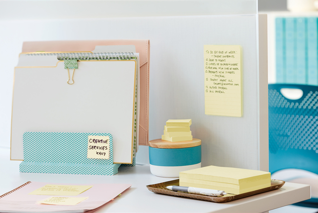 Memoblok Post-it 656 Super Sticky 51x76mm geel 12 stuks