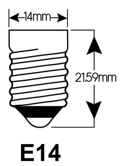 Ledlamp Integral E14 2700K warm wit 2-3,5W 250lumen