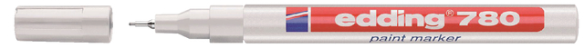 Paintmarker edding 780 op oliebasis 0.8mm wit