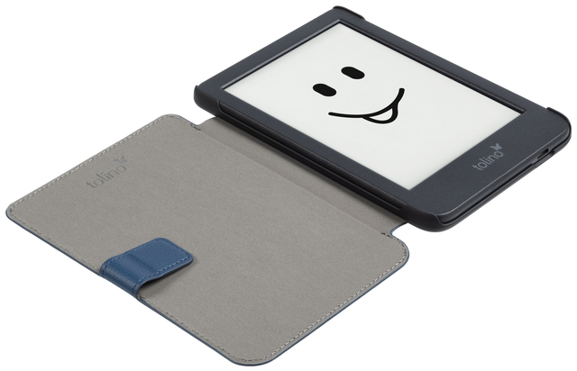 E-reader beschermhoes Tolino Shine slimfit ess. blauw