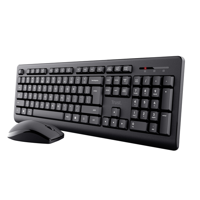 Toetsenbord Trust Primo draadloos + muis QWERTY