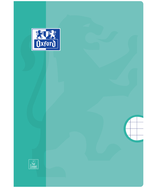 Schrift Oxford School A4 ruit 10x10mm 72 pagina's 80gr assorti