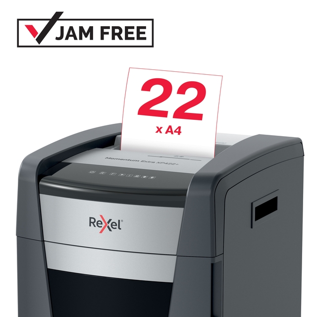 Papiervernietiger Rexel Momentum Extra XP422+ snippers 4x35mm