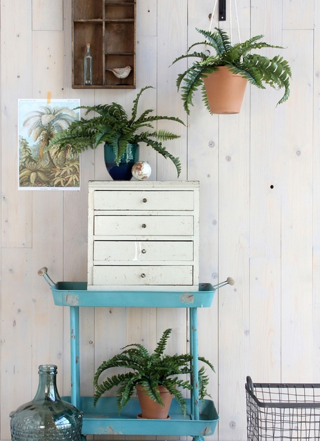 Kunstplant Mica Boston varen groen in pot Ø50cm 42cm