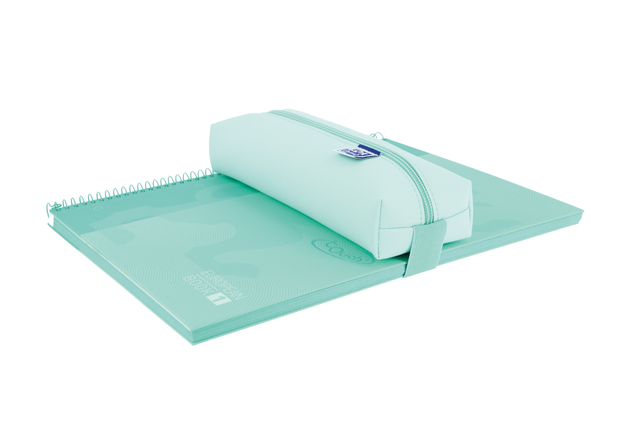 Pennenetui Oxford Live & Go pastel blauw