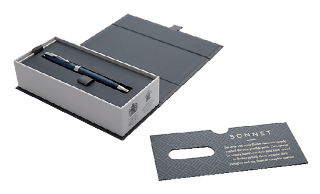 Balpen Parker Sonnet blue lacquer CT medium