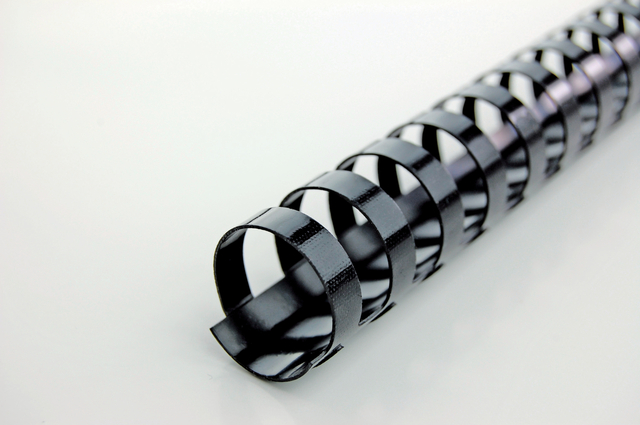 Bindrug GBC 8mm 21rings A4 zwart 100 stuks