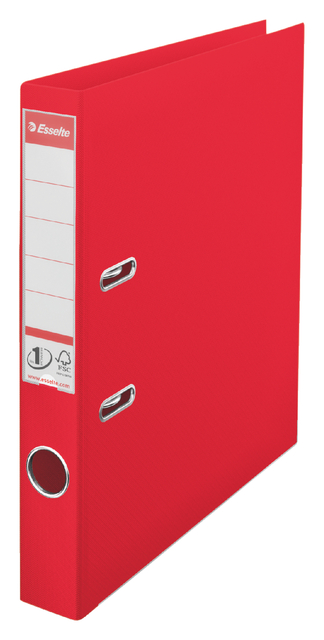 Ordner Esselte No.1 Power VIVIDA 50mm 30% gerecycled PP folie rood