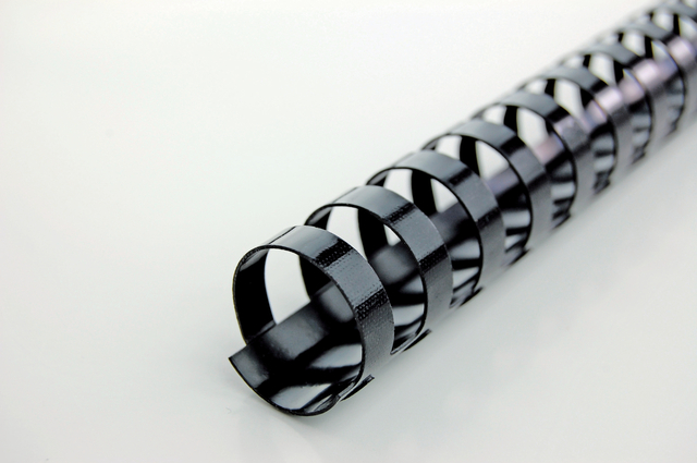 Bindrug GBC 6mm 21rings A4 zwart 100 stuks