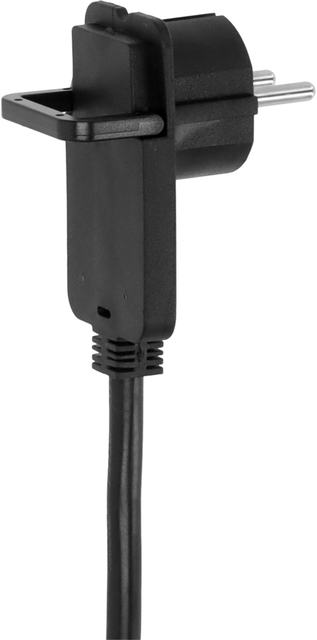 Stekkerdoos Brennenstuhl Comfort Plus 6vdig incl platte stekker 2m zw