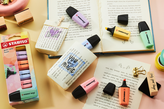 Markeerstift STABILO BOSS mini pastel assorti 6 stuks