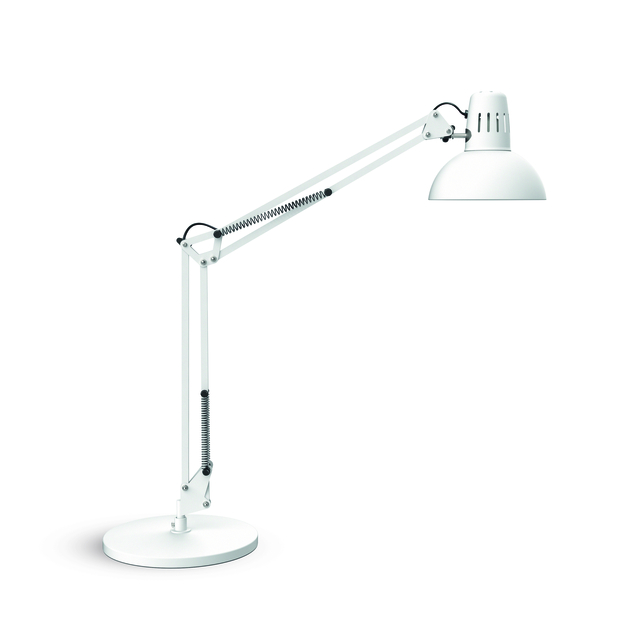 Bureaulamp MAUL Study op voet incl.LED E27 lamp wit