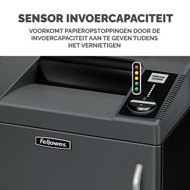 Papiervernietiger Fellowes Fortishred 3250HS snippers 0,8x5mm